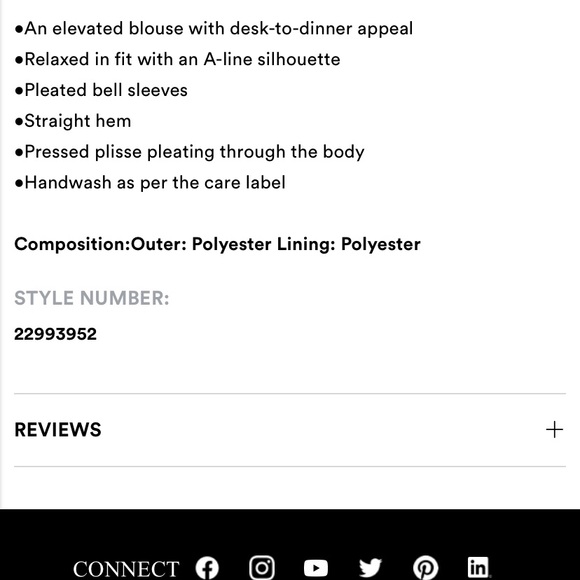 Witchery pleated v neck blouse - Picture 11 of 11